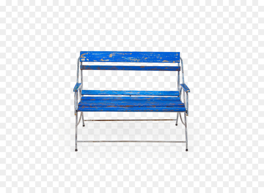 Cobalt blue Line Stuhl - geschwungene Sitzbank