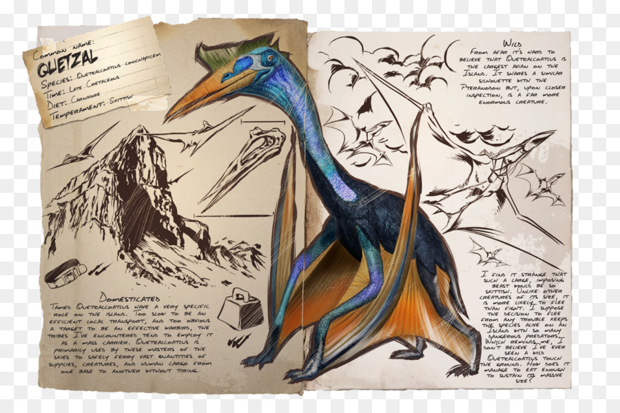 Quetzalcoatlus ARK: Sống sót phát Triển ngôi sao Cuối Kỷ thằn lằn bay - Khủng long