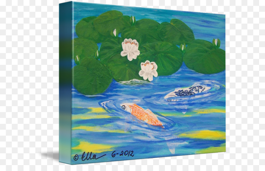 Malerei-Acryl-Farbe-Wasser-Marine mammal - Malerei