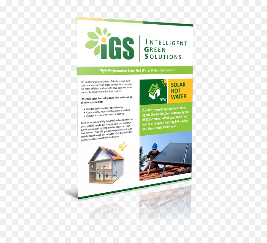 Brochure Pubblicitaria di Marketing Opuscolo - solare brochure