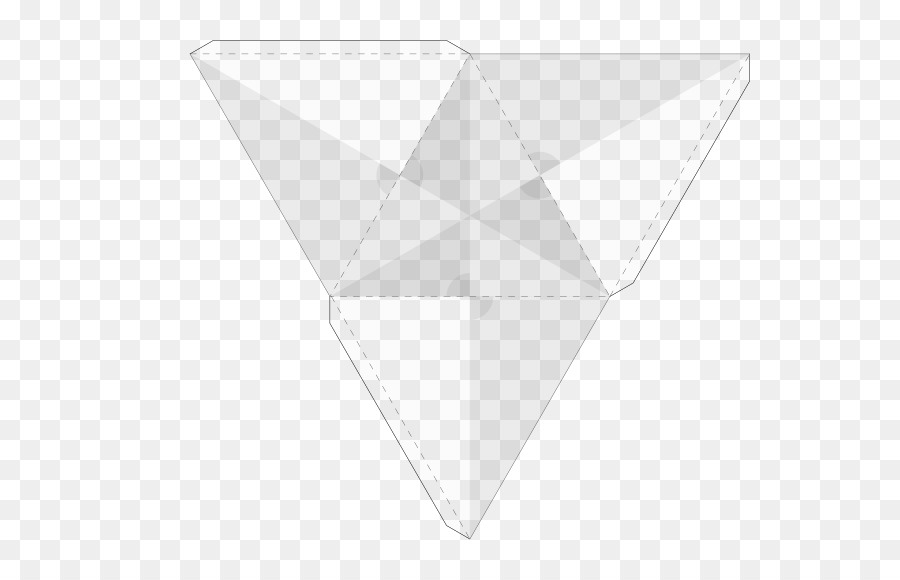Linie Dreieck Origami - Tetraeder Eröffnung