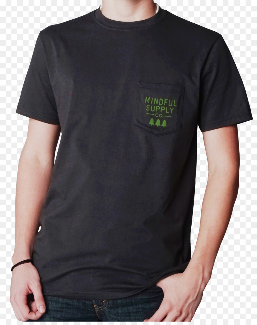 T-shirt Ärmel Tasche Hals - T Shirt
