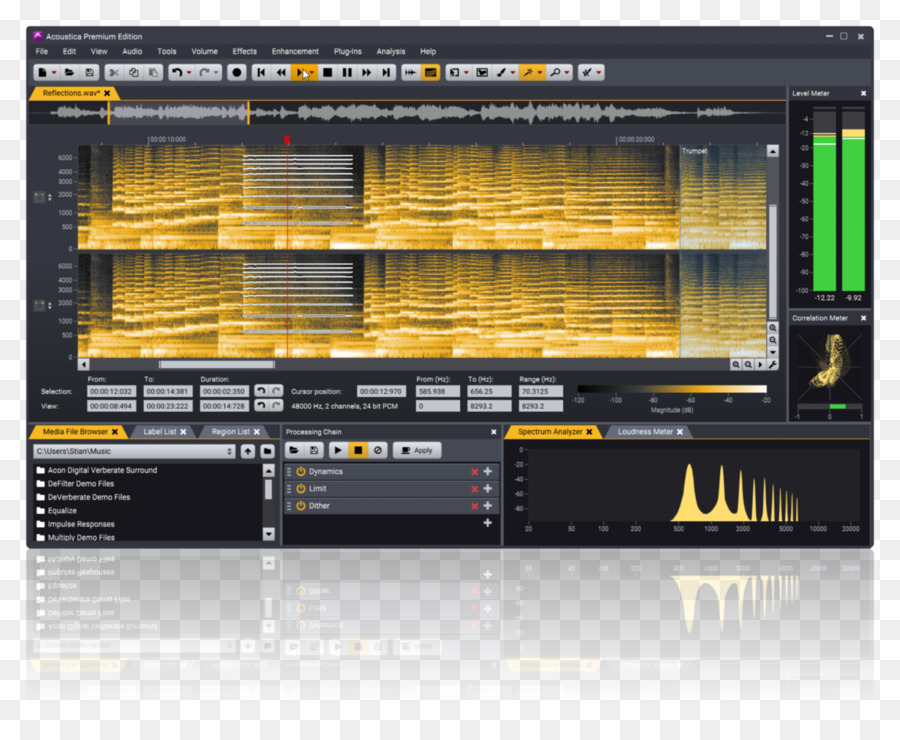 Audio editing software Computer Software Sound Editor Digital audio workstation - reflektoren