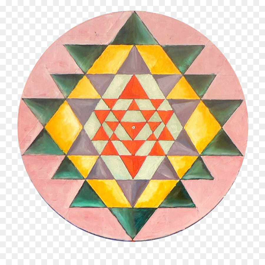 Heilige geometrie Mandala Sri chakra Yantra - Symbol
