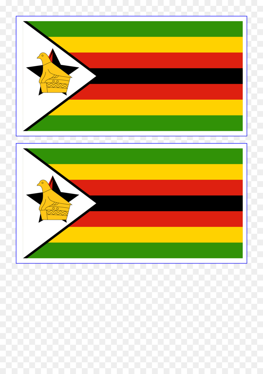 Bandiera dello Zimbabwe Uccello bandiera Nazionale - bandiera