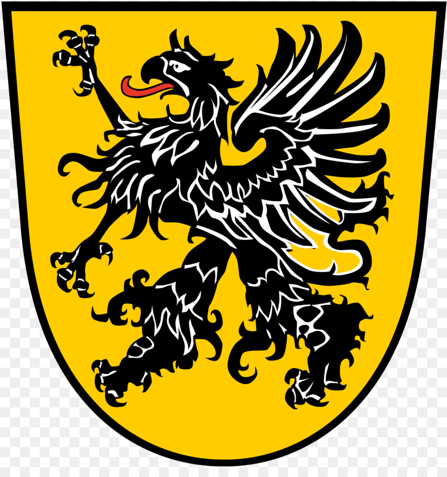 Wappen Animali araldici Greif Byvåben Dargen - Wiese