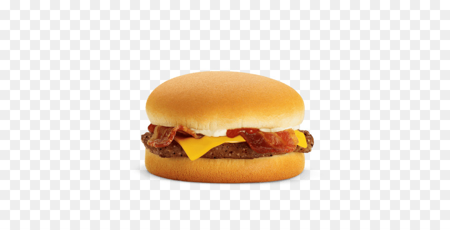 Cheeseburger-Frühstück-sandwich mit Bacon, ei und Käse sandwich Slider - Speck