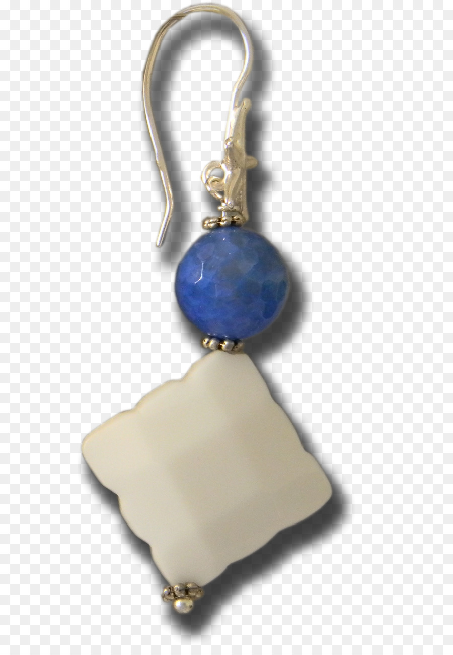 Ciondoli e Pendenti Orecchino blu Cobalto Collana della pietra preziosa - stella marina