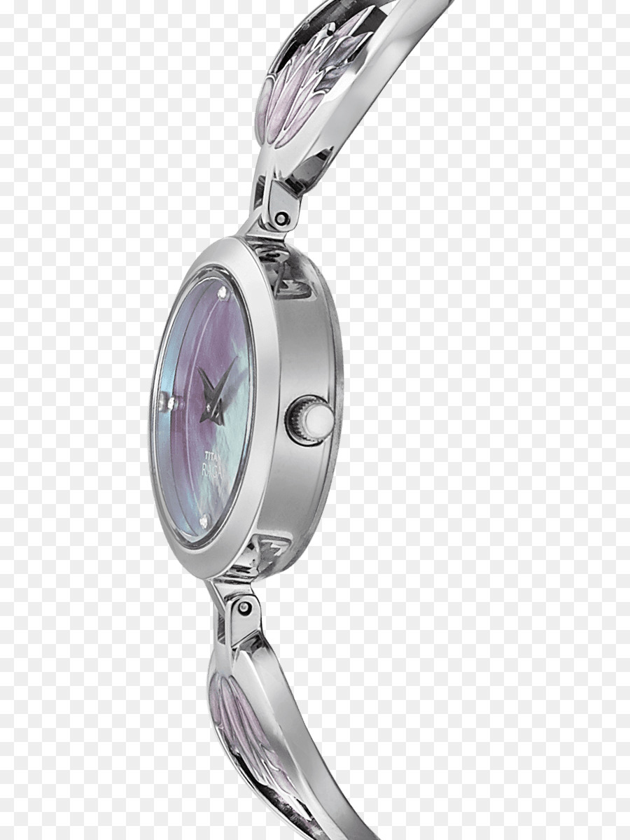 Amethyst Titan Firma Metall-Uhr, Silber - Uhr