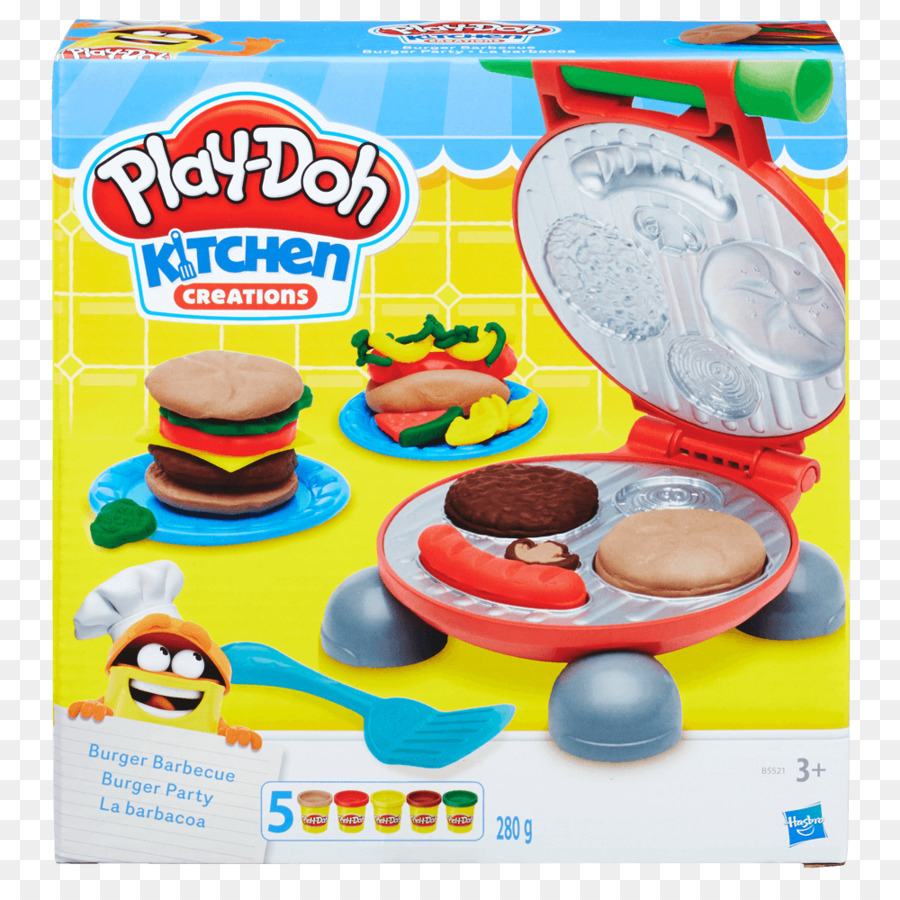 Play-Doh Hamburger Grill Kochen Teig - Grill