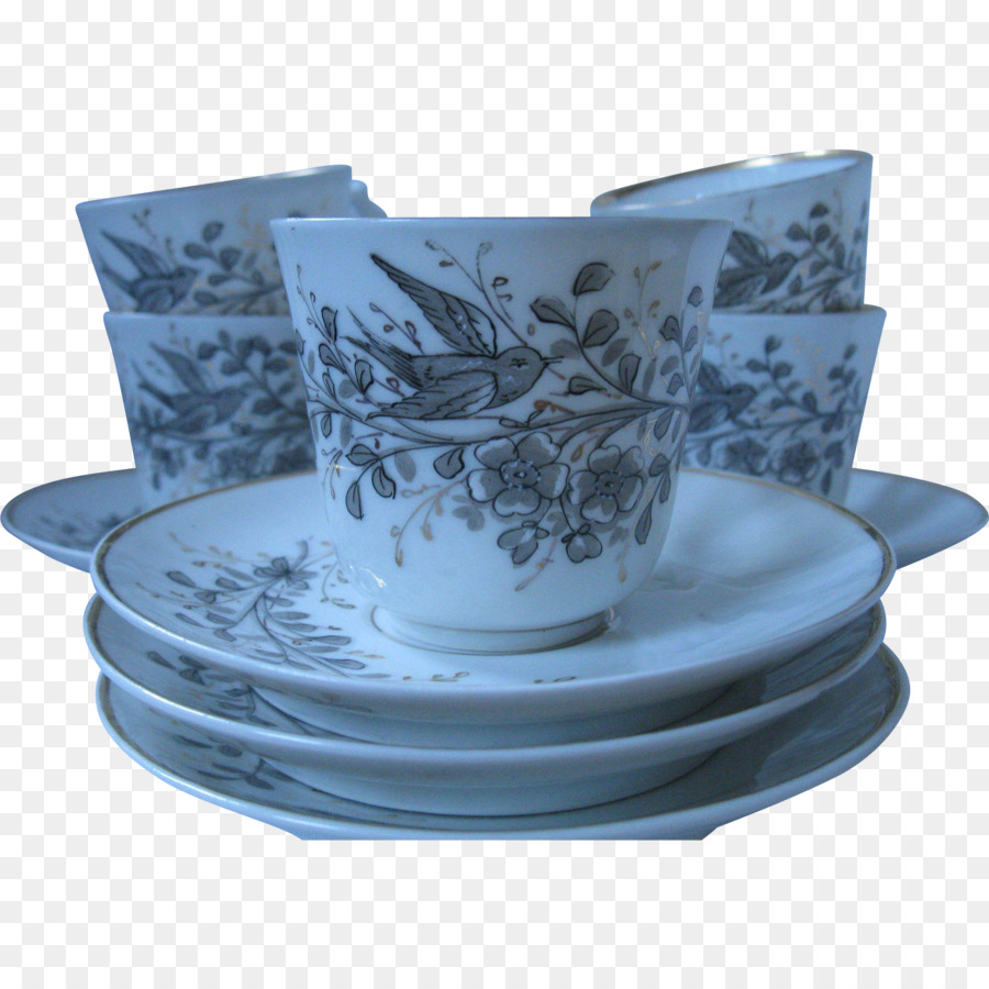 Blue And White Pottery Tableware