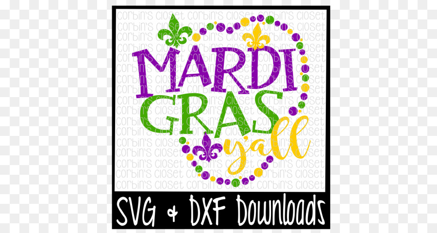 Mardi Gras wirft AutoCAD-DXF-Fastenzeit - Mardi Gras