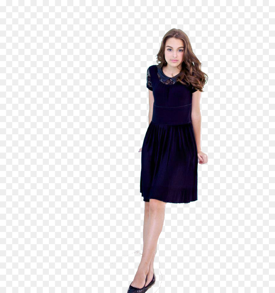 Kleine schwarze Kleid in der Taille-Kobalt blue Velvet - Kleid