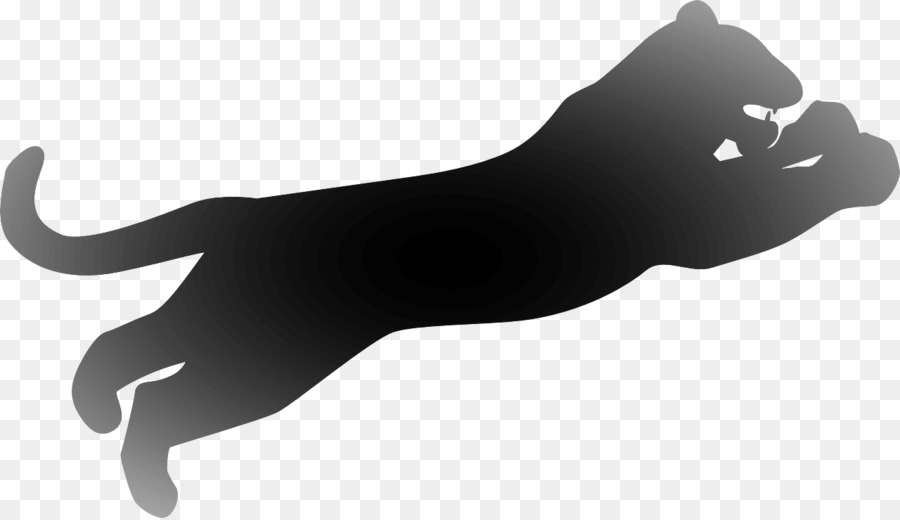Schwarze Katze Hund Leopard Panther - Hund