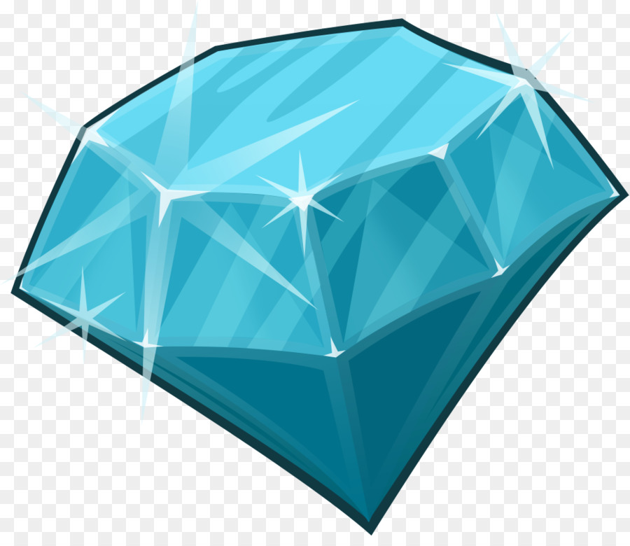 Blue-diamond-Public domain Clip art - andere