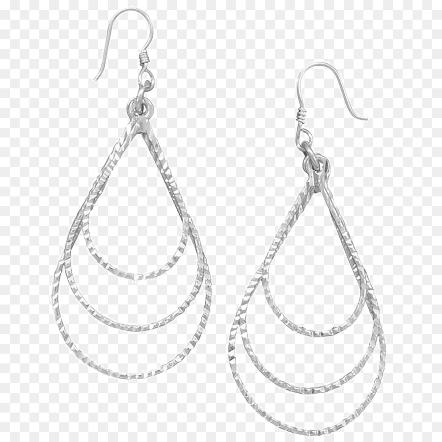 Earring French wire Sterling Silber Schmuck - Silber