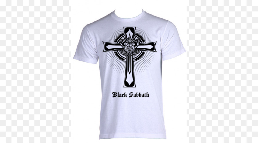 T-shirt màu Đen Sabbath Dà tay áo - Áo thun