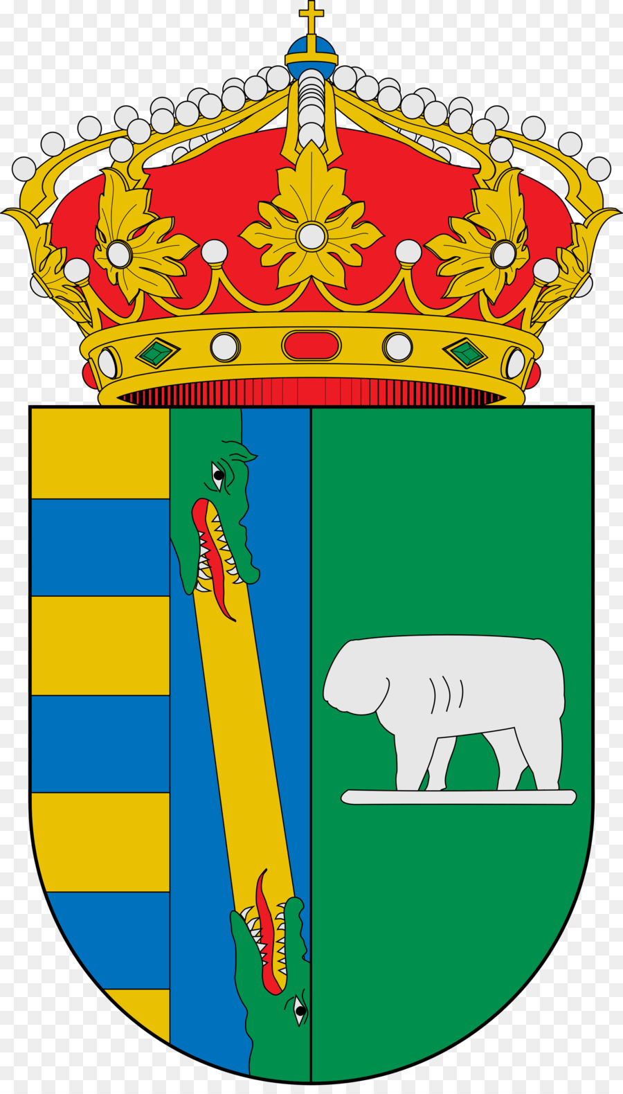 Villamayor Rosette Wappen der Dominikanischen Republik Cabezuela del Valle Azure - Lasposadas