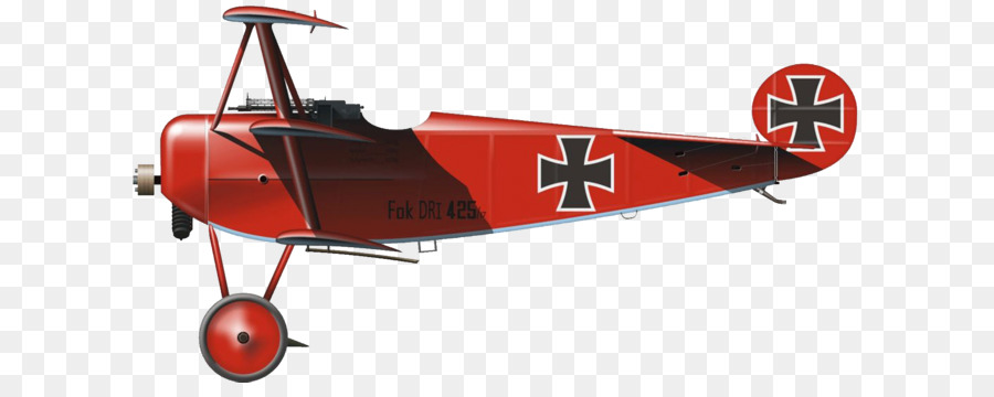 Dreidecker Fokker Dr. I Flugzeug Der Rote Jagdflieger Erster Weltkrieg - roter Baron