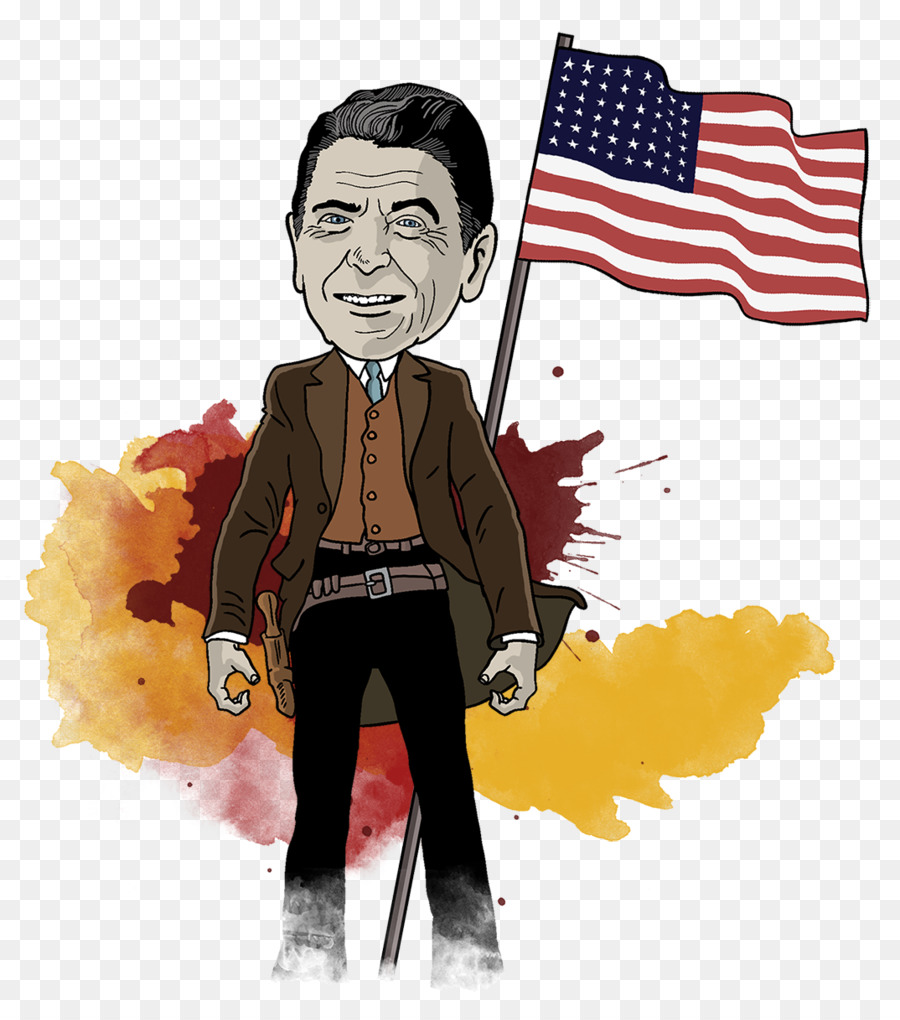 Ronald Reagan Cartoon
