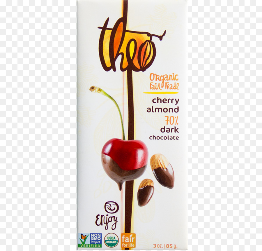 Schokolade, Bio-Lebensmittel Theo Schokolade Kakaobohne - Kirsche Schokolade
