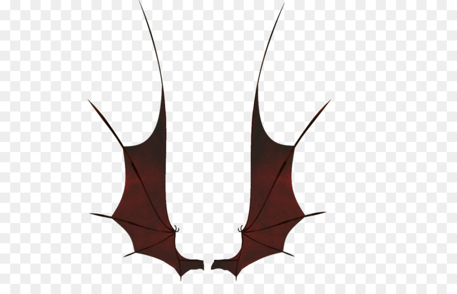 Geweih-Weiß-angebundenen Rotwild Luzifer Rentier Teufel - Dämonen Flügeln