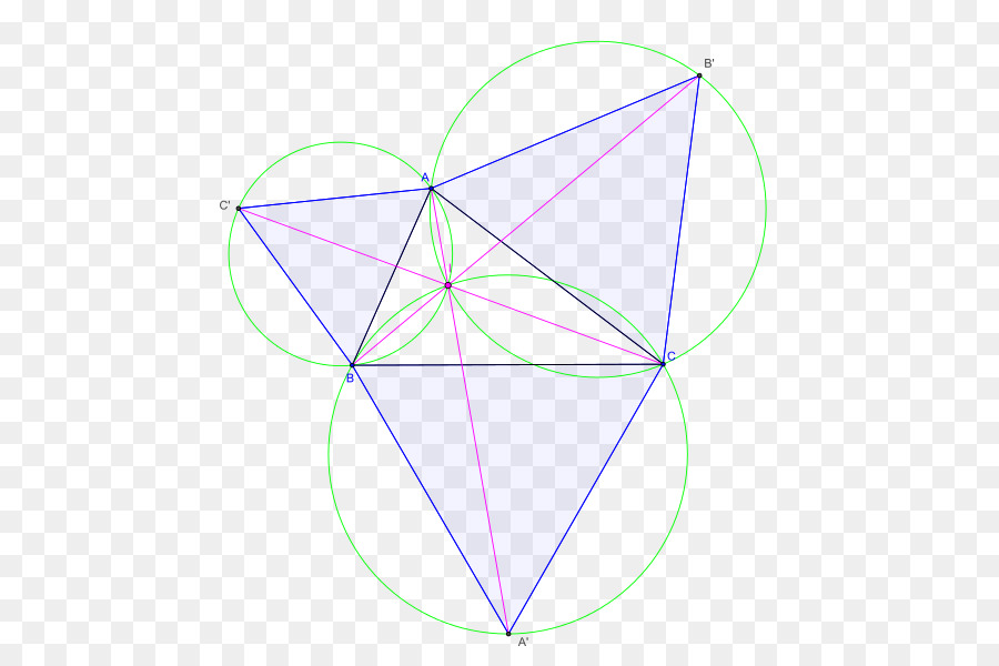 Fermat-Punkt Napoleon-Ungleichung Dreiecks-Geometrie - Dreieck