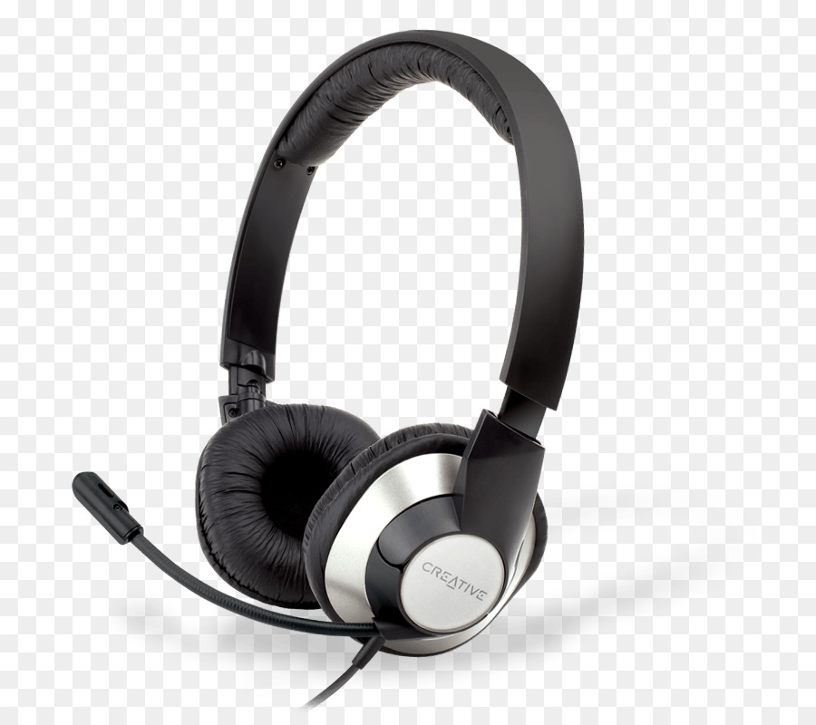Mikrofon Creative ChatMax HS-720 - headset - Volle Größe - Silber, Schwarz Creative Labs Kopfhörer - Mikrofon kreative Werbung