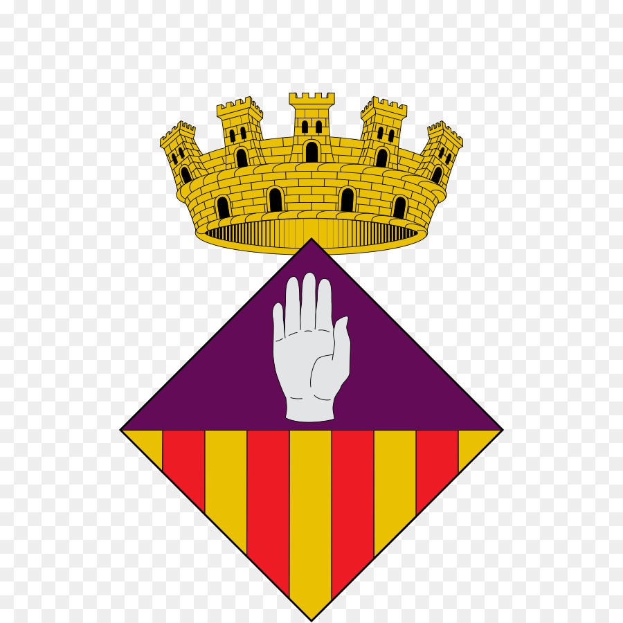 Vilafranca del Penedès de Montserrat Olesa zu sehen, Masquefa, Sant Pere de Ribes Teià - Wappen des Priorat