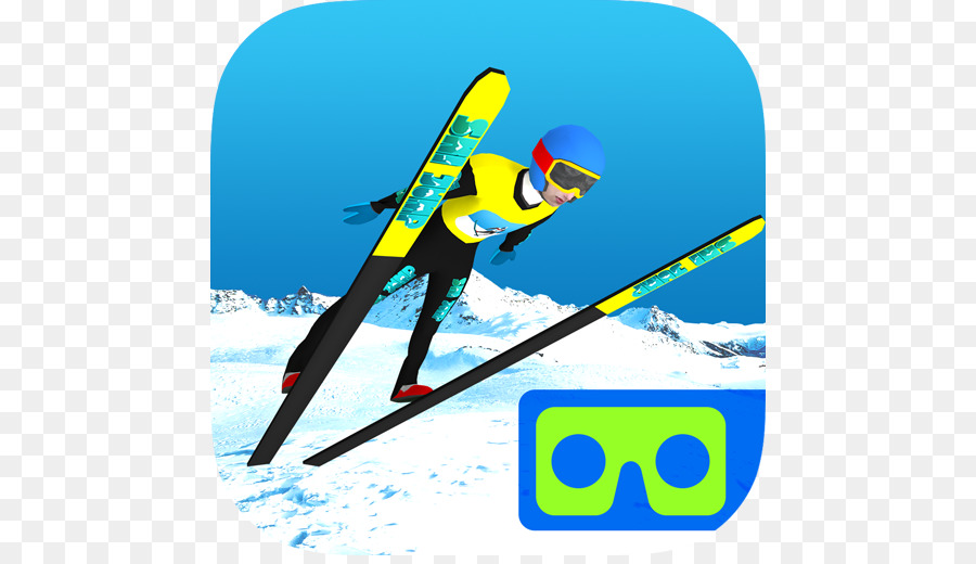 Skibindungen Ski Springen VR Ski springen Ski Virtual reality - Skifahren