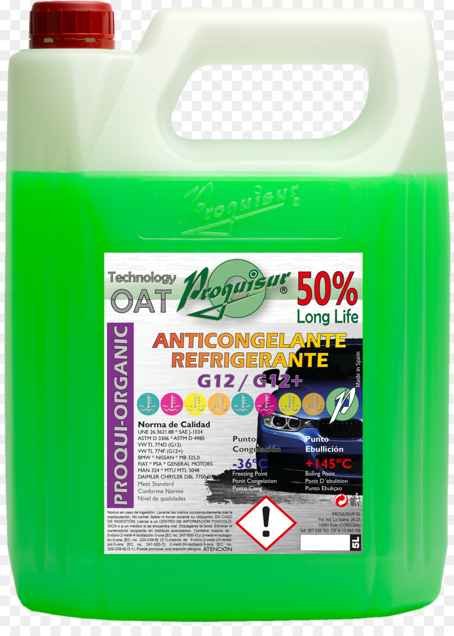Antigelo Auto glicole etilenico Verde Refrigerante - auto