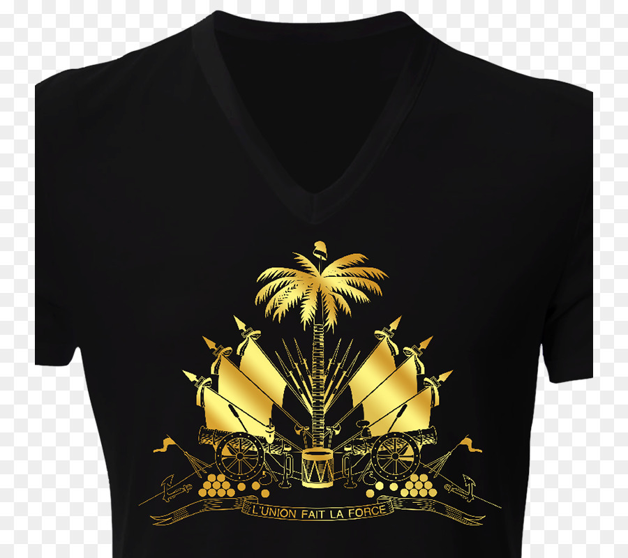 T-shirt Stemma di Haiti Felpa con cappuccio Bandiera di Haiti - Maglietta