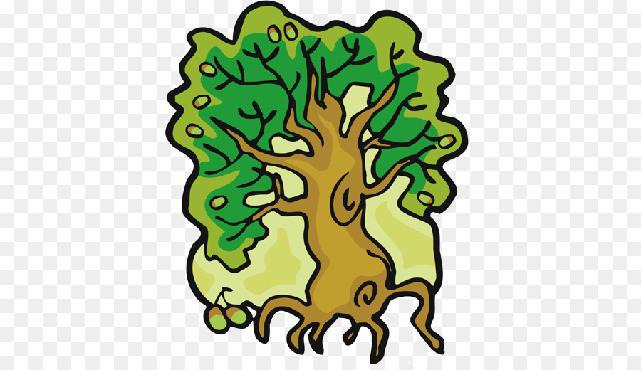 Cây Sồi Lá Clip nghệ thuật - cây