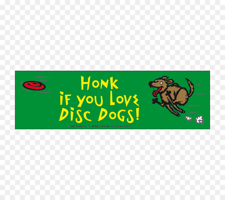 Disc dog Aufkleber Flying Discs Marke - Hund