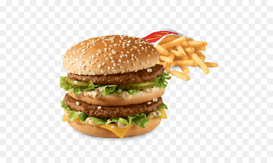 Hamburger McDonalds Big Mac Cheeseburger Veggie-Burger Fast Food - Fleisch