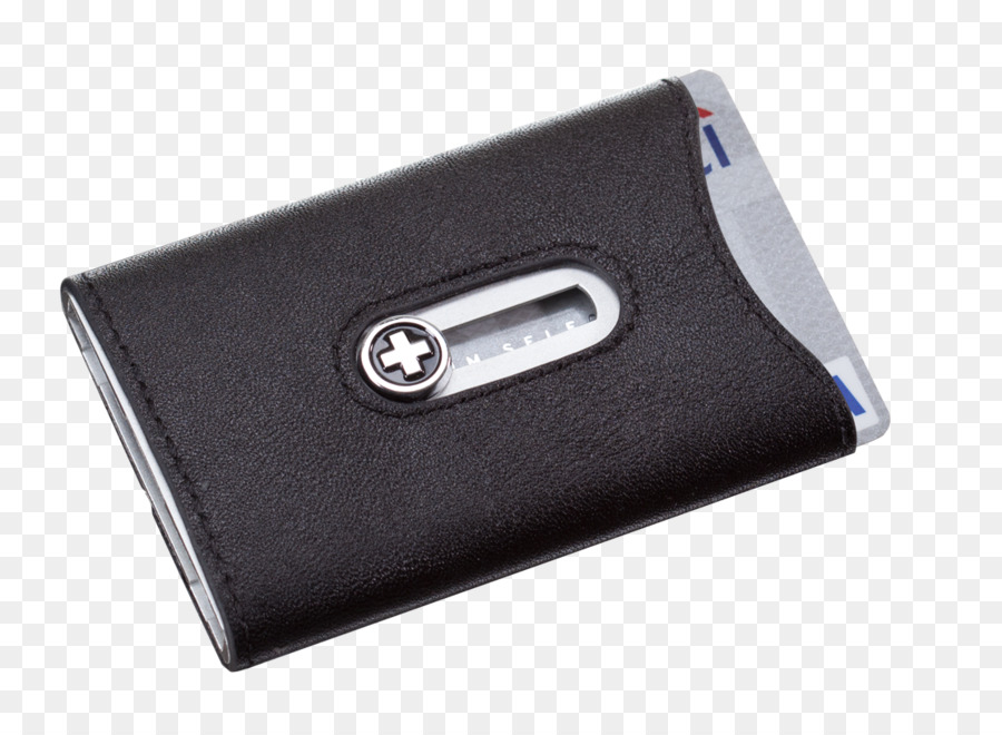 Leder Portemonnaie Tuxedo Silber Kleidung Zubehör - Brieftasche