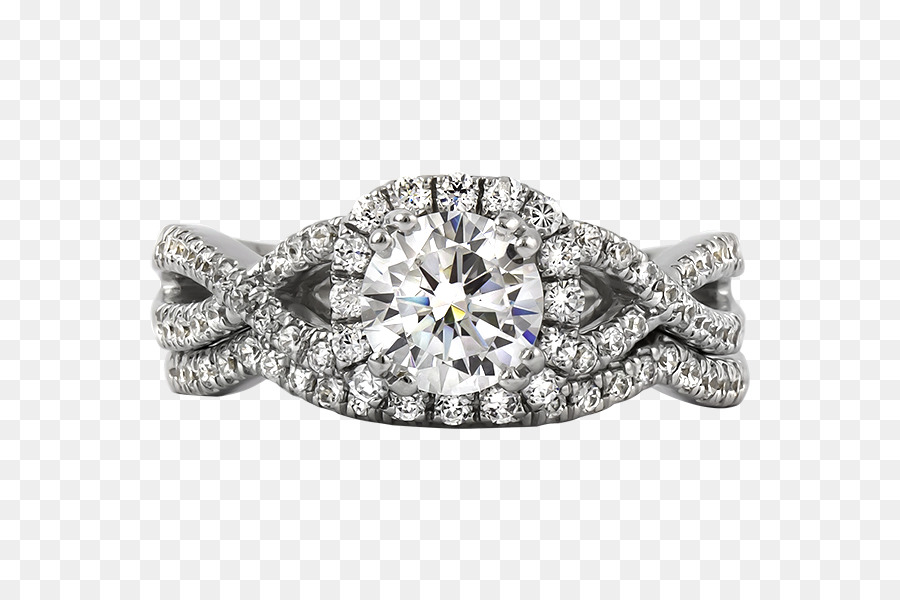 Hochzeit ring Bling-bling Silber-Körper-Schmuck-Platin - Ehering