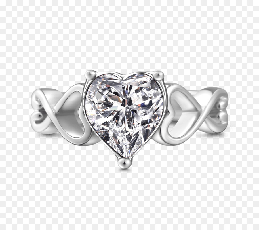 Anello di nozze d'Argento dei Gioielli di Pre-anello di fidanzamento - coppia di anelli