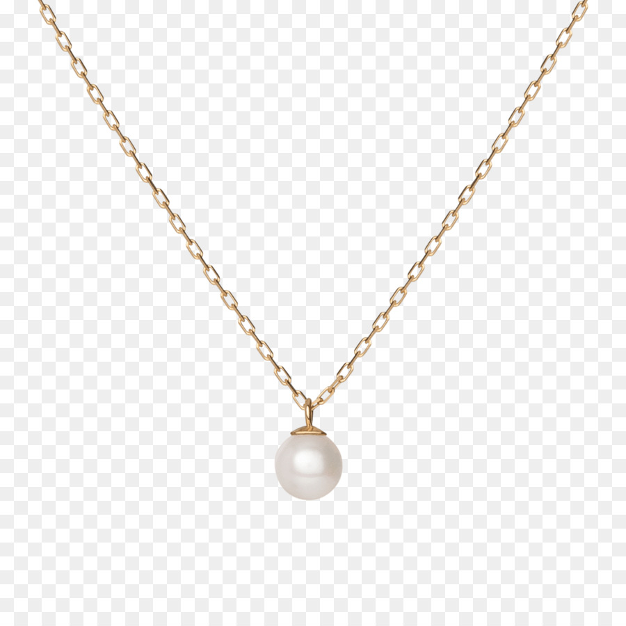 Majorica Perlenkette, Charms & Anhänger-Gold - Perlenkette