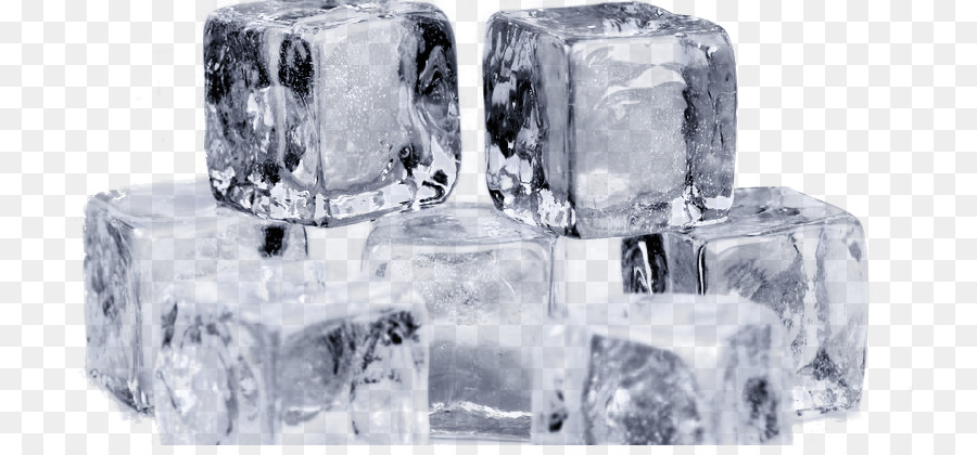 Eiswürfel Klares Eis - drei Eiswürfel