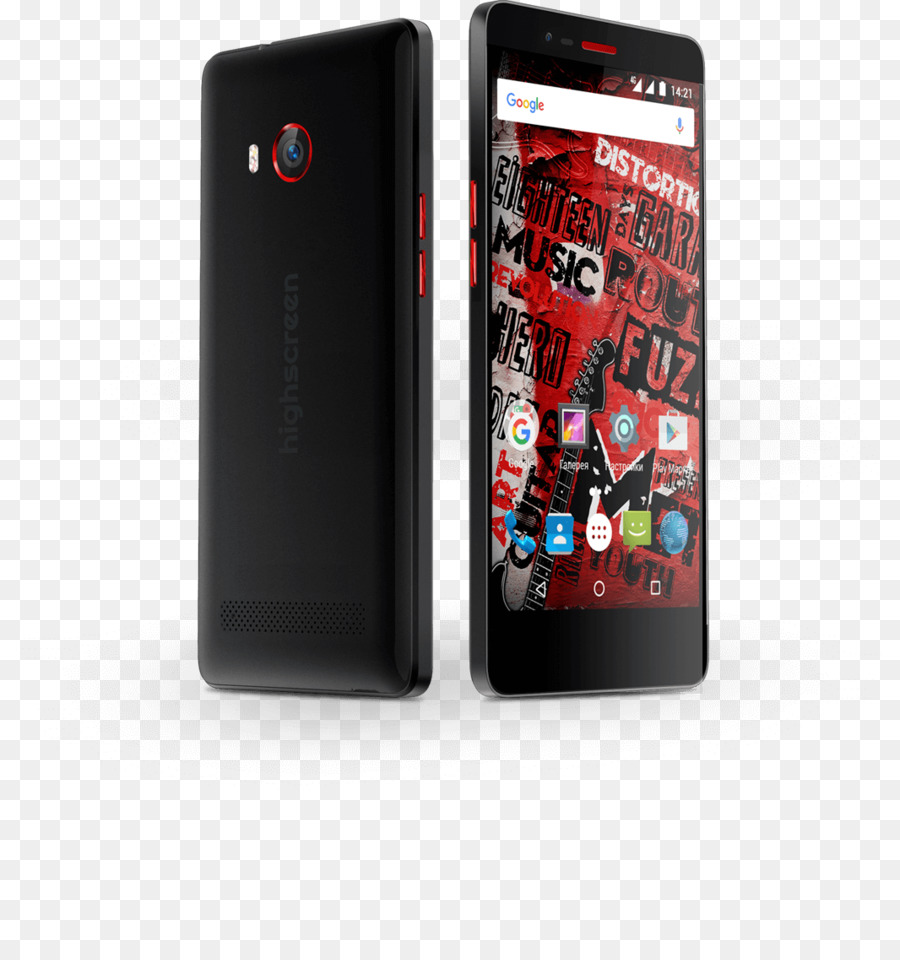 Telefono cellulare Smartphone Highscreen Subscriber identity module Android - cinque nero promozioni