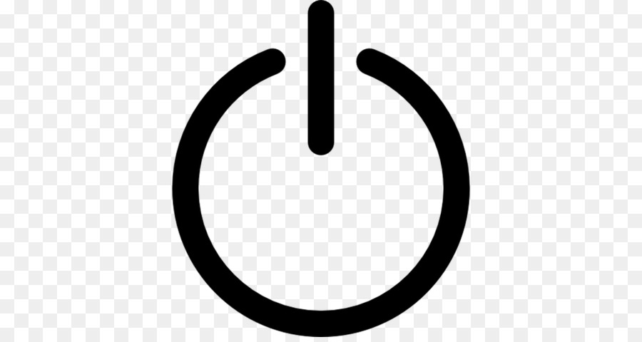 Icone di Computer di Potenza Tasto con il simbolo - simbolo