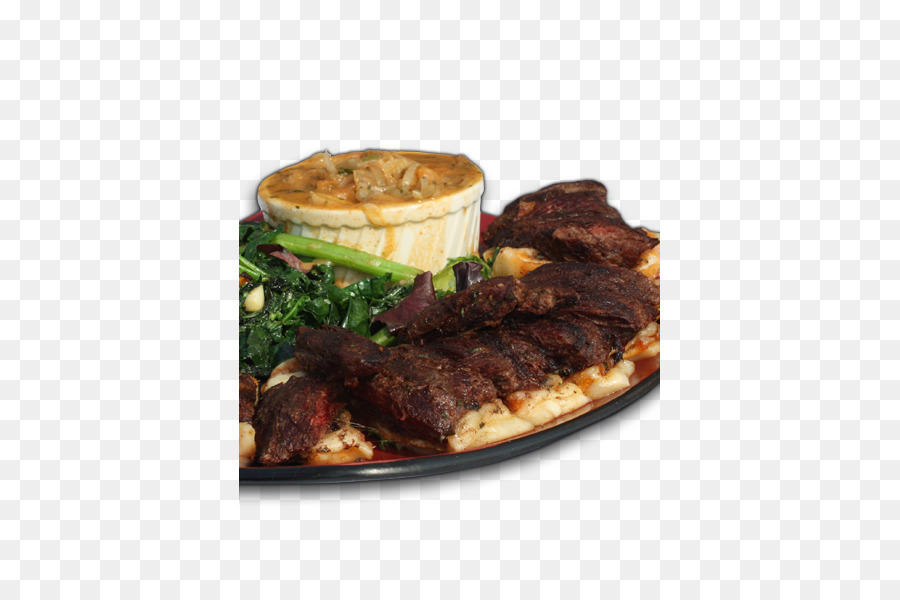 Kartoffel-wedges, komplettes Frühstück, mediterrane Küche, Fleisch - Gegrilltes Rindfleisch steak