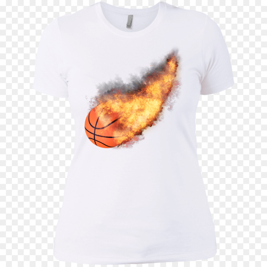 Stampato T shirt girocollo Manica - basket vestiti