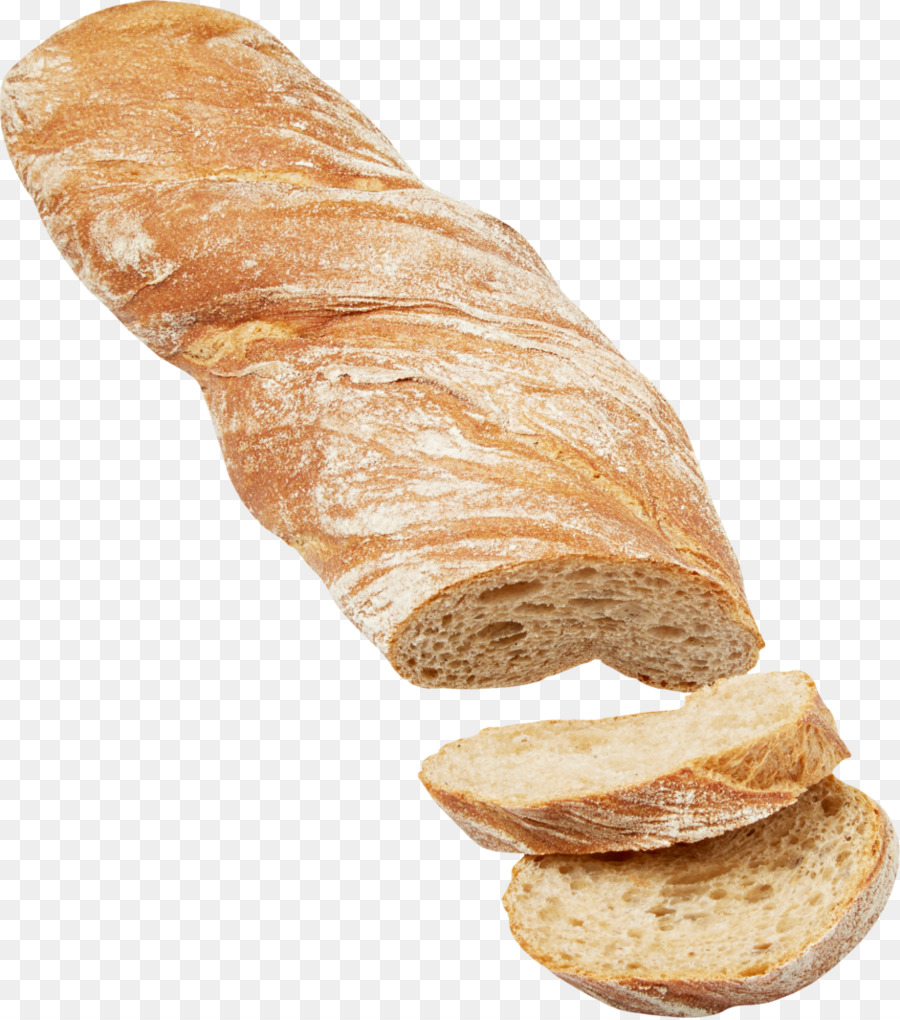 Pane di segale Ciabatta Graham pane Baguette di pane integrale - pane