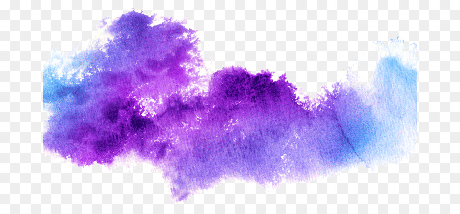 Galerie wrap Aquarell Violett Canvas Desktop Wallpaper - veilchen