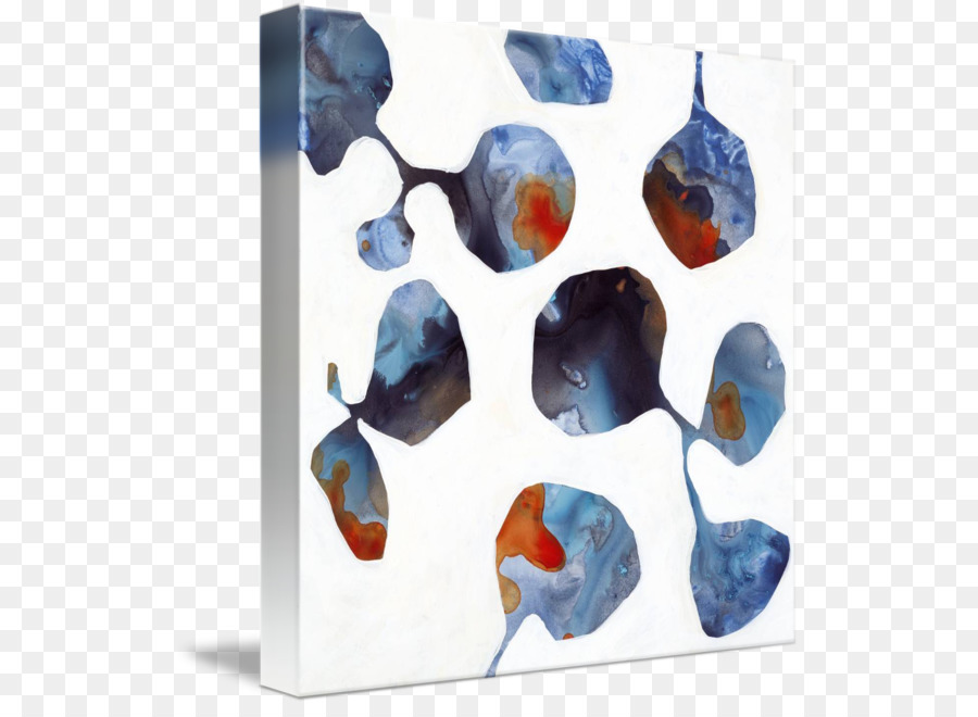 Kunststoff-Galerie-wrap Cobalt blau Canvas - Design
