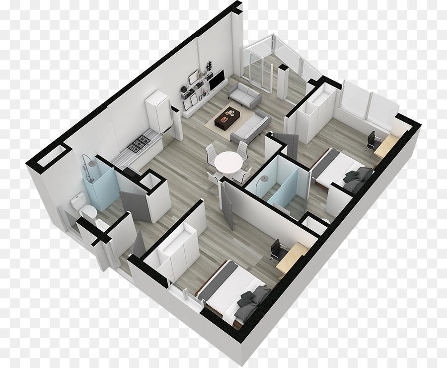 3D, piano piano Erie Porto Appartamenti Casa - Appartamento