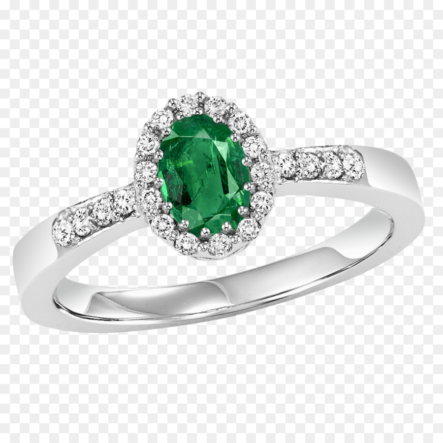 Smaragd Ring Schmuck Edelstein Diamant - Smaragd