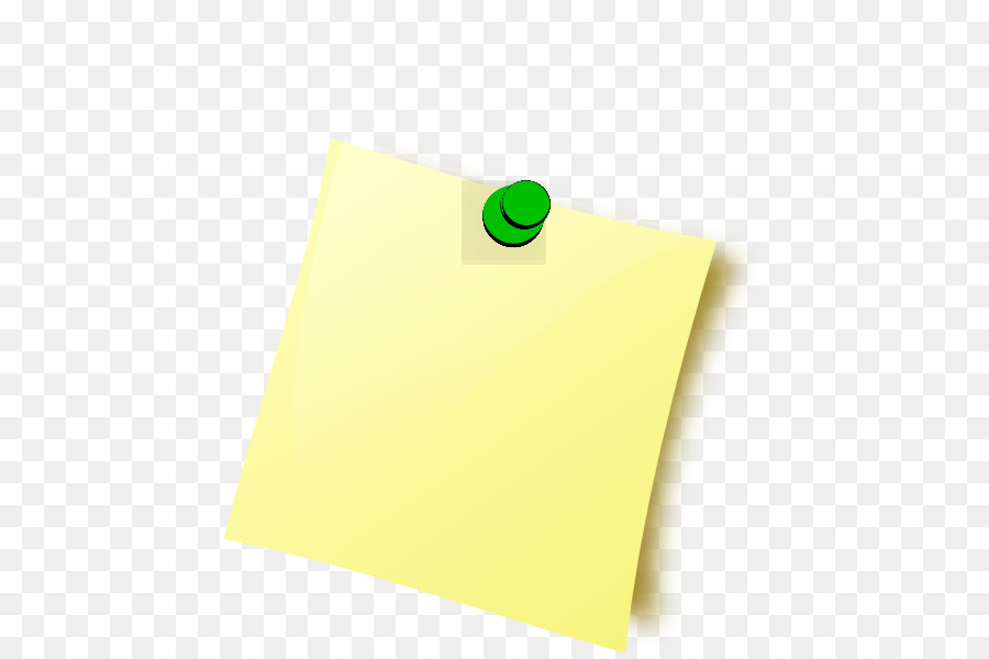 Büroklammer, Post it Zettel mit der pin Clip art - angepinnt Hinweis